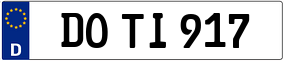 Truck License Plate